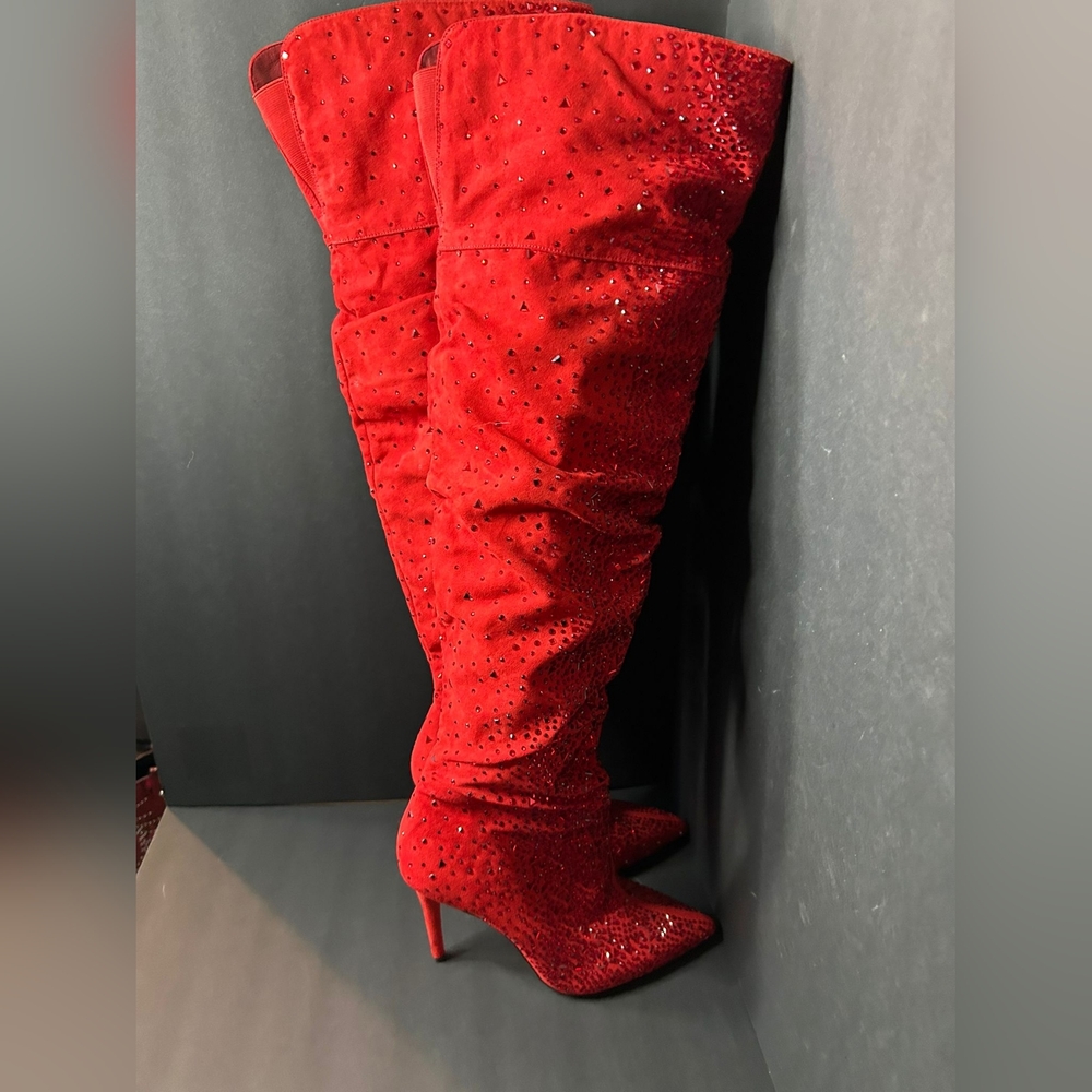 JESSICA SIMPSON Luxella Over the Knee Boots - Picture 7 of 8